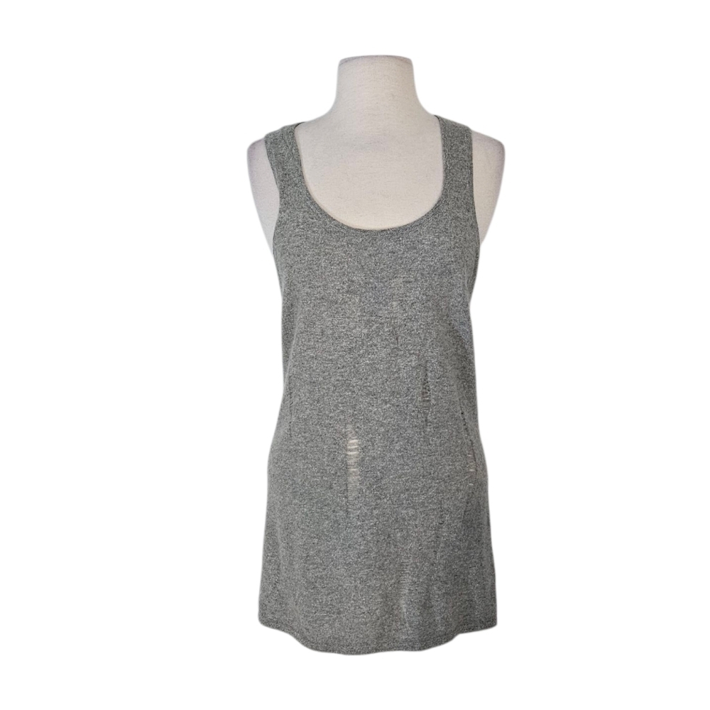 Elizabeth And James Grey Cashmere Mini Dress